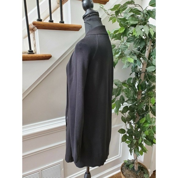 Cabi Women Black Rayon Long Sleeve Full Zip Front Zip Fitted Jacket Size Medium - Picture 7 of 12